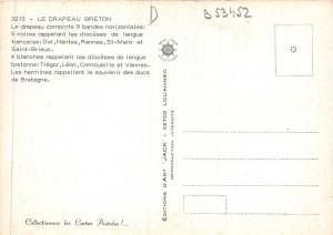 B53452 Le drapeau Breton france