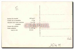 Postcard Old Train Locomotive Machine 290 25