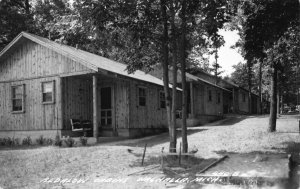 Real Photo Postcard Bedalow Cabins in Walhalla, Michigan~122508