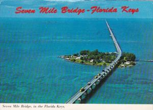 Florida Seven Mile Bridge In The Florida Keys 1976