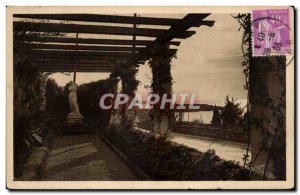 Old Postcard Pergola on the Cote Azur