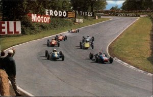 Kent England Brands Hatch Motor Racing Car Racing Vintage Postcard