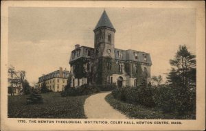 Newton Centre Massachusetts MA Newton Theological Institute c1910 Postcard