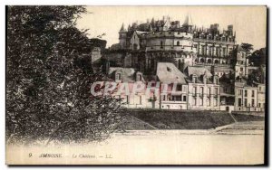 Old Postcard Amboise Chateau