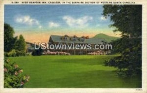 High Hampton Inn - Cashiers, North Carolina NC Postcard
