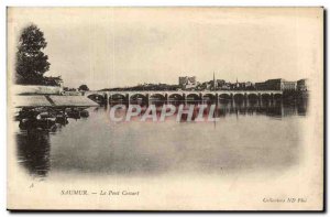 Saumur- The Bridge Post Card Old Cessart
