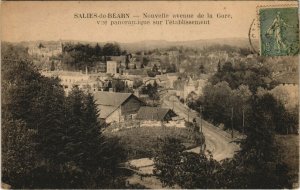 CPA SALIES-de-BEARN Nouvelle Avenue de la Gare - Vue Panoramique (1143393)