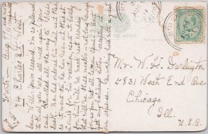 Hanlon's Point Toronto Ontario Canada Vintage Lithograph Postcard H81