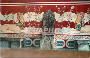 Postcard Modern Knossos the throne of Minos