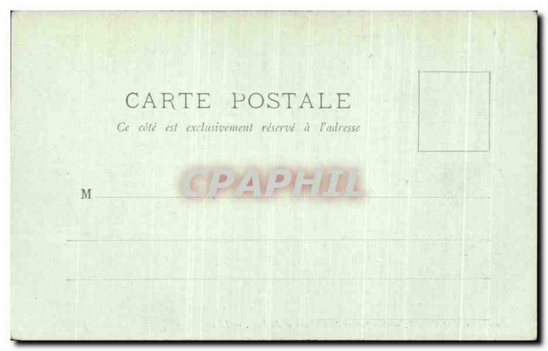 Old Postcard Chateau De Chantilly Perspective Chateau and Park