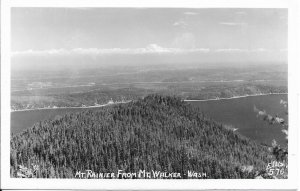 RPPC: Mt Rainier from Mt Walker, Washington, mint Ellis #576 (PC1681)