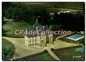 Postcard Modern Malicorne Le Chateau Rive Sarthe SNCF