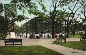 PC PHILIPPINES, MANILA, BOTANICAL, FLYING CAGE, Vintage Postcard (b38832)