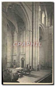 Old Postcard Cluny Interior of a chapel of the abbey