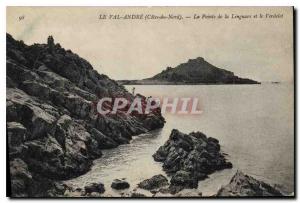 Postcard Old Val Andre (North Coast) in Pointe de la Linguare and Verdelet