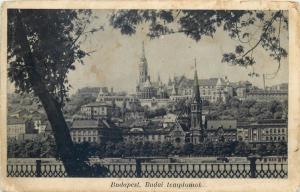 The churches at Buda Budapest Hungary `30s