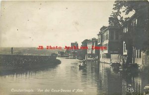 Turkey, Istanbul, Constantinople, RPPC, Vue des Eaux-Douces d' Asie