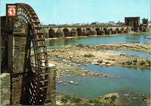 postcard Spain - Cordoba - Romain bridge and Alboalfia mill