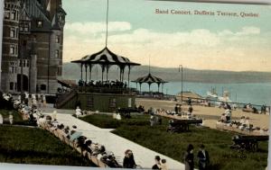 Dufferin Terrace PQ Band Concert c1910 Postcard