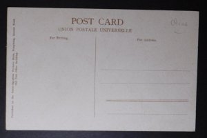 Mint Hong Kong Picture Postcard PPC Two Coolies with Leaf Raincoats