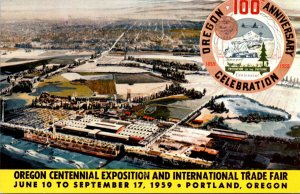 Portland 1959 Oregon Centennial Exposition and Trade Fair Aerial View