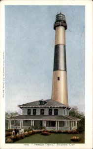 Atlantic City New Jersey NJ Absecon Lighthouse NICE LITHO Osborne 1900s-20s PC