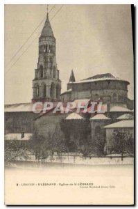 Limousin Old Postcard S S Leonard Leonard Church