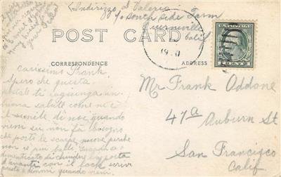 RPPC RUSSIAN RIVER Guerneville, Sonoma County, CA Vintage c1920s Postcard 