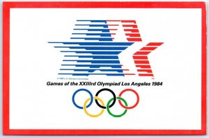 M-80528 The 23rd Olympiad's star Games of the 23rd Olympiad Los Angeles Calif...