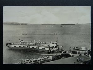 Dorset SANDBANKS Floating Bridge OLD FERRY c1950s RP Postcard by Valentine