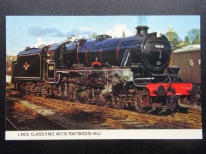 LMS London Midland Scottish Railway Locomotive No.45110 Raf Biggin Hill Old-