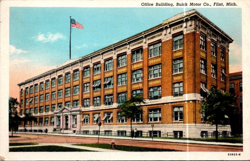 Michigan Flint Buick Motor Company Office Building 1946 Curteich