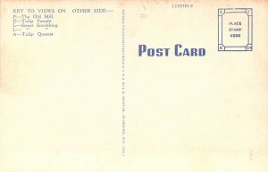 Linen Era,Large Letter, Pella, Iowa,, Old Postcard