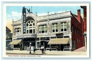 c1920's The Alhambra Theatre Torrington Connecticut CT Vintage Postcard 