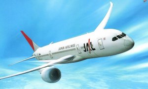 Vintage Postcard JAL Japan Airlines Boeing 787 Dreamliner Unposted