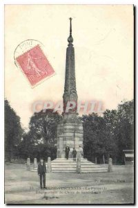 Old Postcard Bois de Vincennes The Pyramid location Chene St. Louis