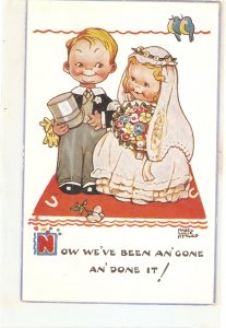 Mabel Lucie Attwell. Now we've been an'gone... Nice Valentine PC # 5366