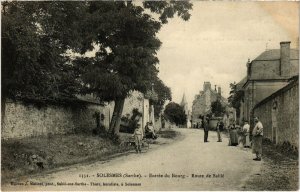 CPA Solesmes - Entrée du Bourg- Route de Sablé (112480)