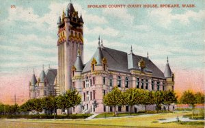Spokane, Washington - The Spokane County Court House - c1908