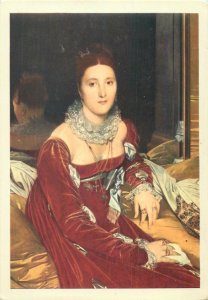 Art Postcard Jean Auguste Ingres Madame de Senonnes
