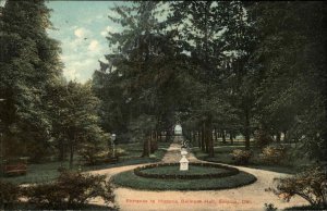 Smyrna Delaware DE Belmont Hall Entrance c1910 Vintage Postcard