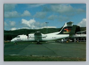 Aviation Airplane Postcard Ansett New Zealand De Havilland DHC-8 AR16