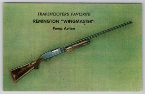 Remington Wingmaster Trapshooters Favorite Pump Action Advertising Postcard E22