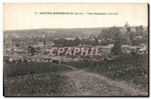 Postcard Old St. Menehoule Vue Generale