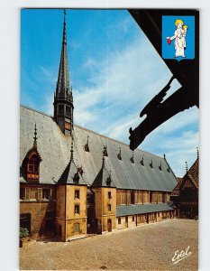 Postcard La cour d'honneur de l'Hôtel-Dieu, Beaune, France