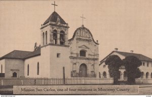 Mission San Carlos , Monterey , California , 1910-30s