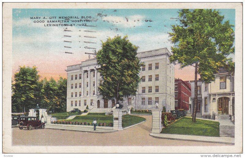 Exterior,  Mary A. Ott Memorial Bldg.,  Good Samaritan Hospital,  Lexington, ...