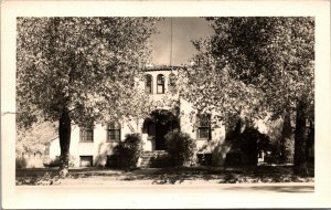 Real Photo Postcard Sorority Building in Laramie, Wyoming~138335