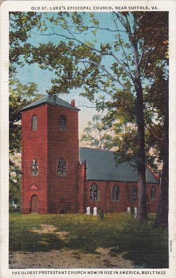 Virginia Suffolk Old Saint Lukes Episcopal Church