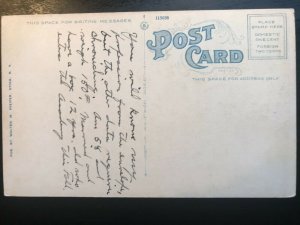 Vintage Postcard 1915-1930 Flower Gardens Masonic Hospital Utica New York
